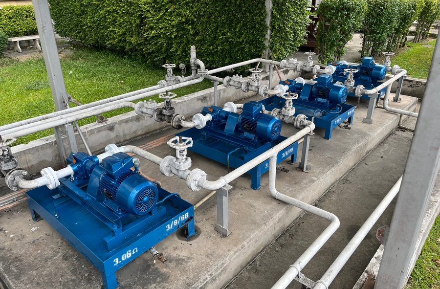 Fuel pump station installation