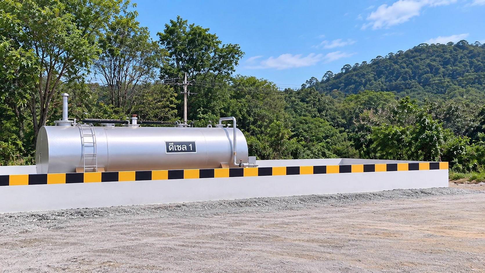 Storage tank installation